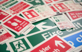 Fire safety signs