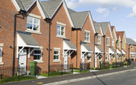 Row of Houses by Wrekin Housing Group