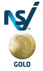 NSI gold official logo and accreditation